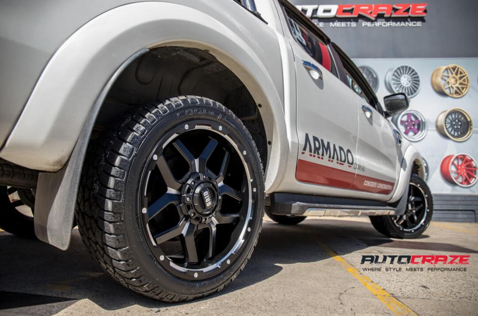 FORD RANGER GD07 MATTE BLACK MILLED